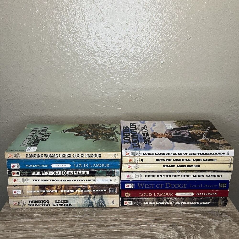 lot of 13 louis l'amour paperback books
